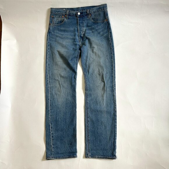 Levi's 501 '93 Straight Leg Button Up Premium Denim Big E Jeans Men 32 X 34 READ - Picture 1 of 16
